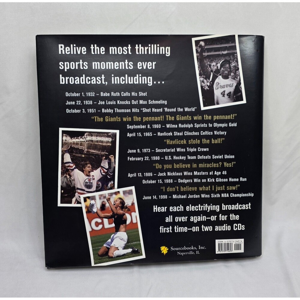 And the Crowd Goes Wild | Hardcover Book with 2 Audio CDs | 1999 Sports History - Picture 2 of 16